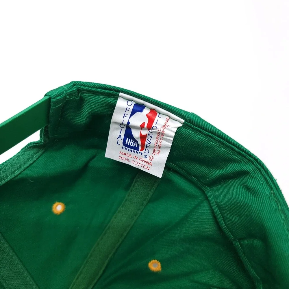Vintage‎ Seattle SuperSonics Snapback Hat Drew Pearson NBA Green Yellow Skyline